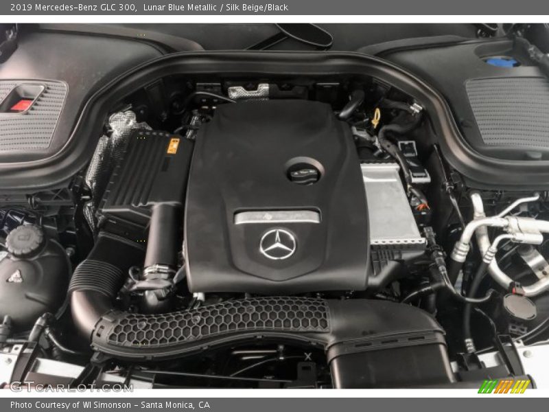 Lunar Blue Metallic / Silk Beige/Black 2019 Mercedes-Benz GLC 300