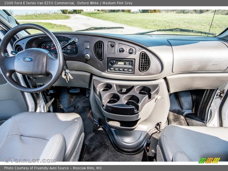 Oxford White / Medium Flint Grey 2006 Ford E Series Van E350 Commercial