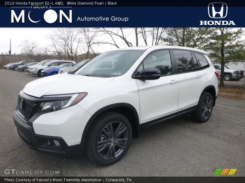 White Diamond Pearl / Black 2019 Honda Passport EX-L AWD