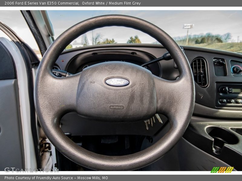Oxford White / Medium Flint Grey 2006 Ford E Series Van E350 Commercial