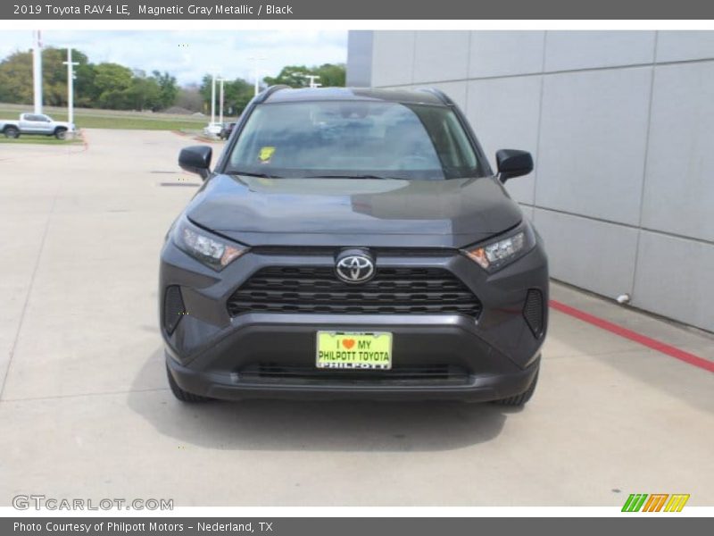 Magnetic Gray Metallic / Black 2019 Toyota RAV4 LE