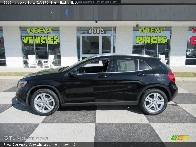 Night Black / Black 2016 Mercedes-Benz GLA 250