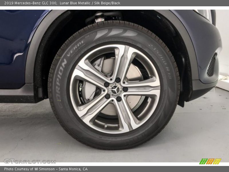 Lunar Blue Metallic / Silk Beige/Black 2019 Mercedes-Benz GLC 300
