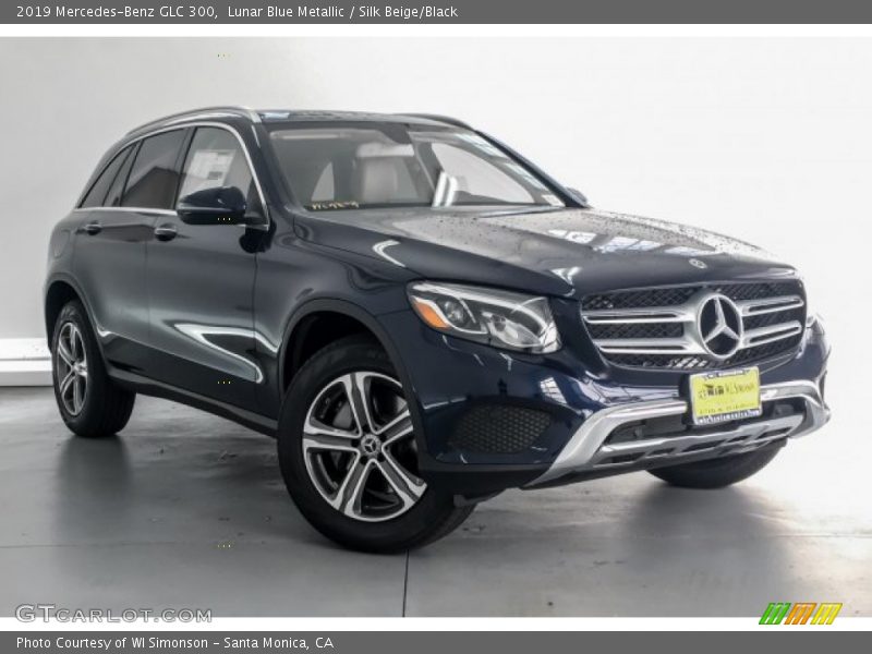 Lunar Blue Metallic / Silk Beige/Black 2019 Mercedes-Benz GLC 300