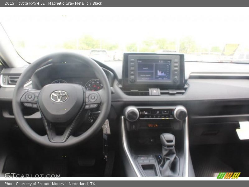Magnetic Gray Metallic / Black 2019 Toyota RAV4 LE