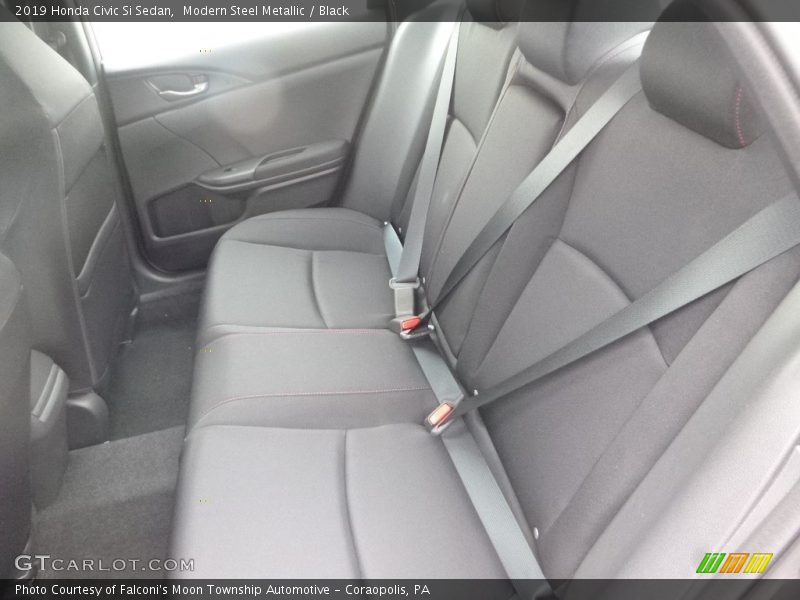 Modern Steel Metallic / Black 2019 Honda Civic Si Sedan