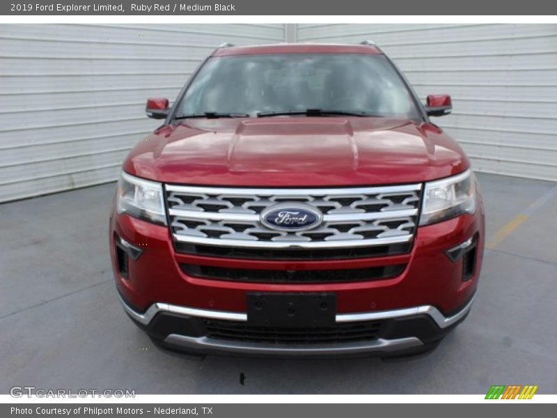 Ruby Red / Medium Black 2019 Ford Explorer Limited