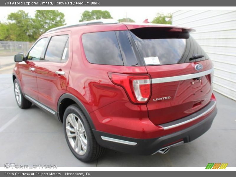 Ruby Red / Medium Black 2019 Ford Explorer Limited