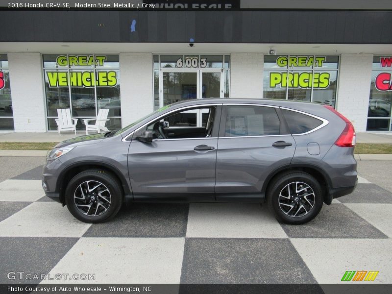 Modern Steel Metallic / Gray 2016 Honda CR-V SE