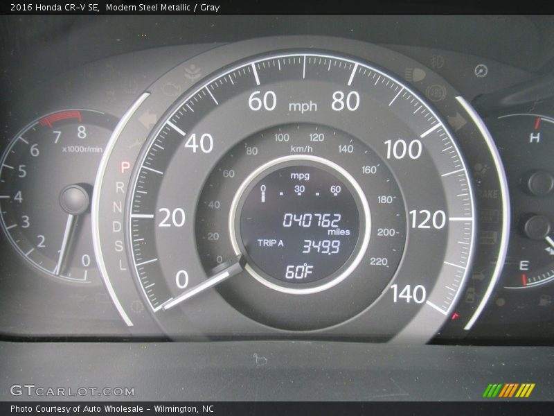 Modern Steel Metallic / Gray 2016 Honda CR-V SE