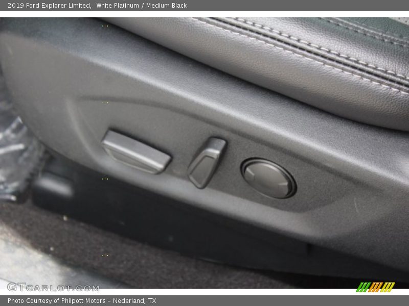 White Platinum / Medium Black 2019 Ford Explorer Limited