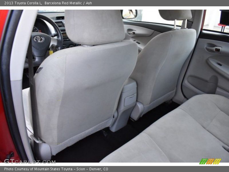 Barcelona Red Metallic / Ash 2013 Toyota Corolla L