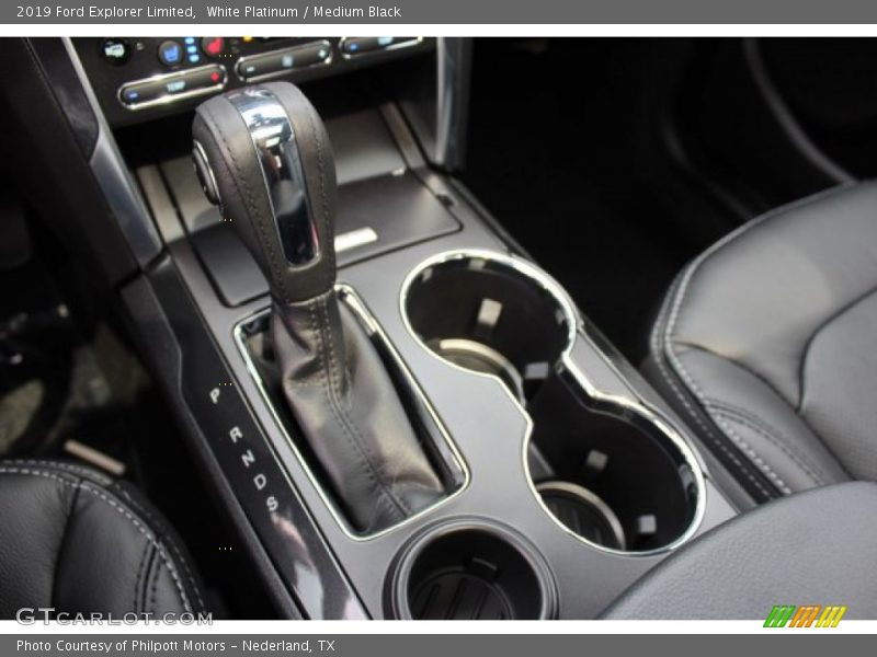 White Platinum / Medium Black 2019 Ford Explorer Limited