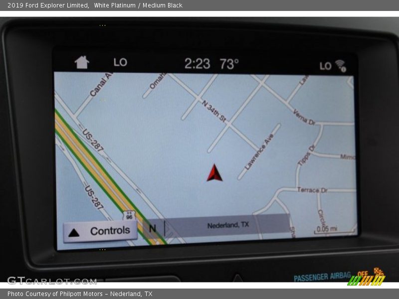 White Platinum / Medium Black 2019 Ford Explorer Limited