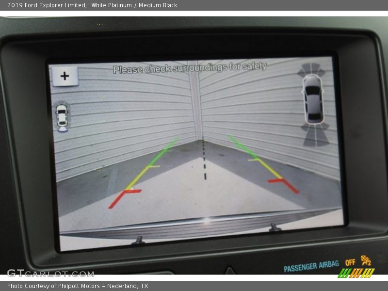 White Platinum / Medium Black 2019 Ford Explorer Limited
