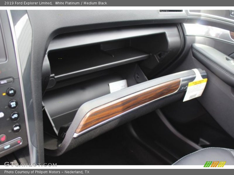 White Platinum / Medium Black 2019 Ford Explorer Limited