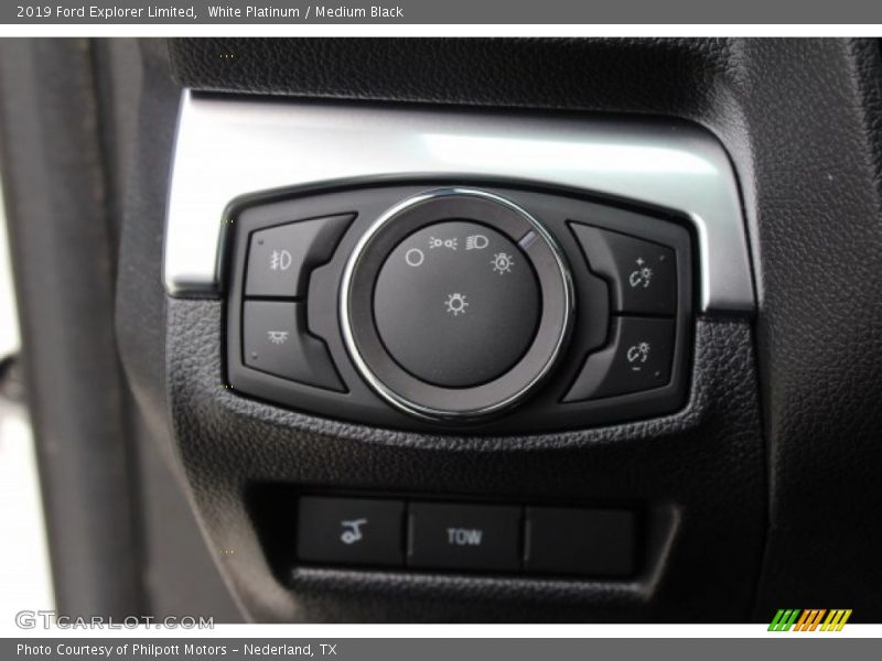 White Platinum / Medium Black 2019 Ford Explorer Limited