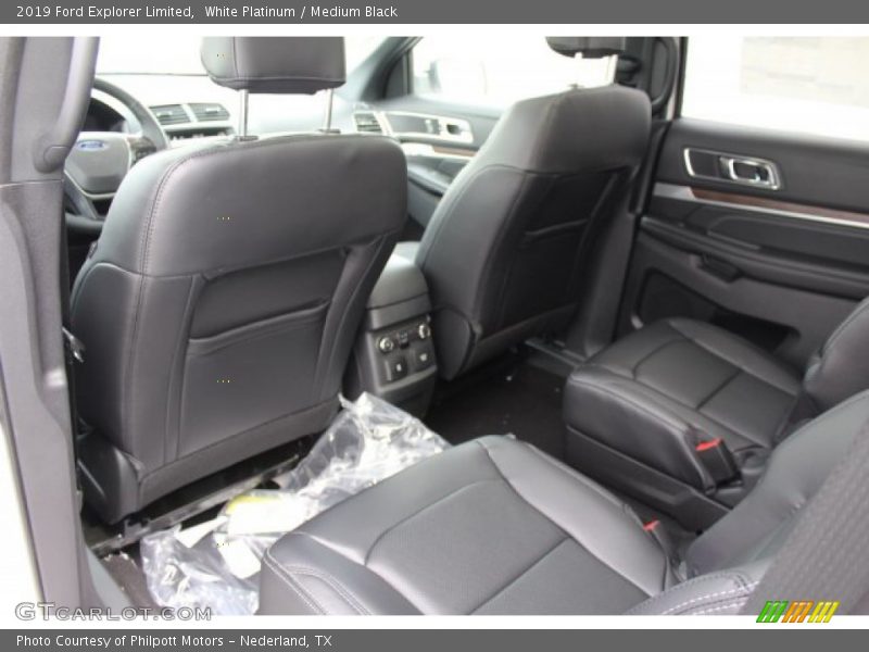 White Platinum / Medium Black 2019 Ford Explorer Limited