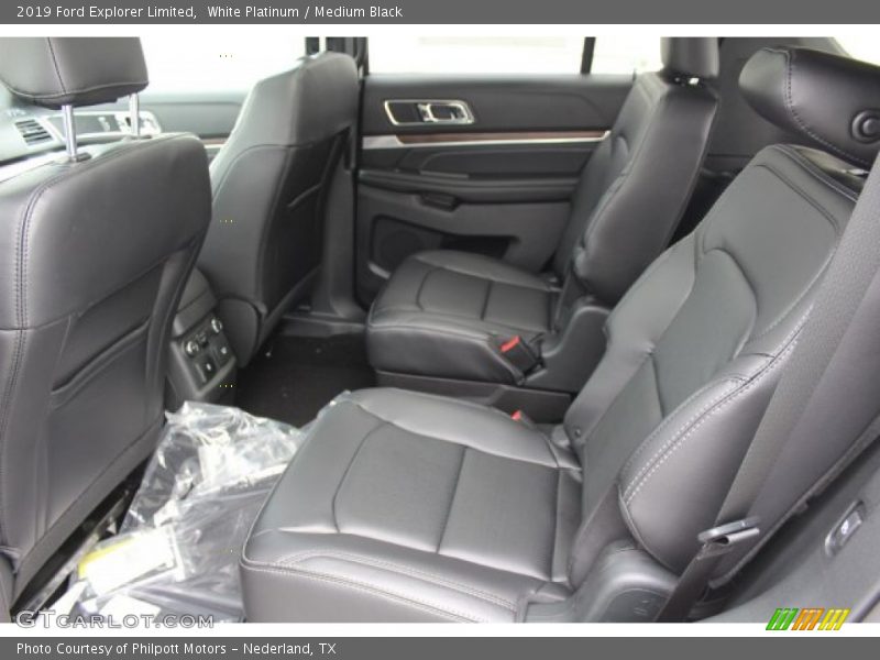 White Platinum / Medium Black 2019 Ford Explorer Limited