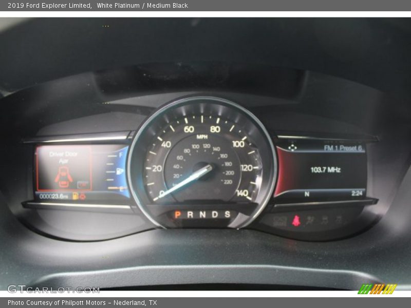 White Platinum / Medium Black 2019 Ford Explorer Limited