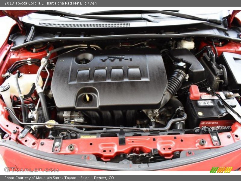 Barcelona Red Metallic / Ash 2013 Toyota Corolla L