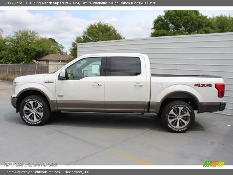 White Platinum / King Ranch Kingsville/Java 2019 Ford F150 King Ranch SuperCrew 4x4