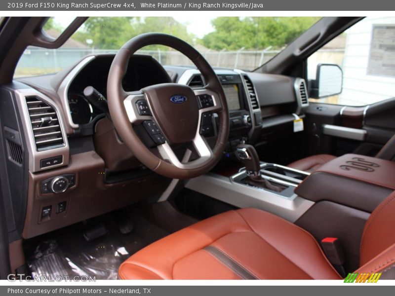 White Platinum / King Ranch Kingsville/Java 2019 Ford F150 King Ranch SuperCrew 4x4