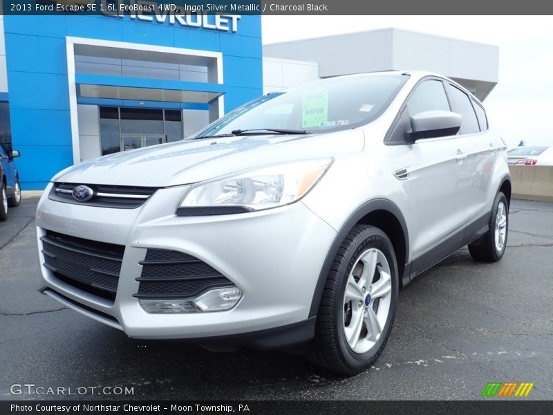 Ingot Silver Metallic / Charcoal Black 2013 Ford Escape SE 1.6L EcoBoost 4WD
