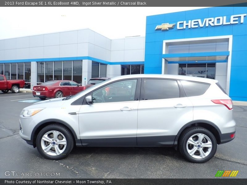 Ingot Silver Metallic / Charcoal Black 2013 Ford Escape SE 1.6L EcoBoost 4WD