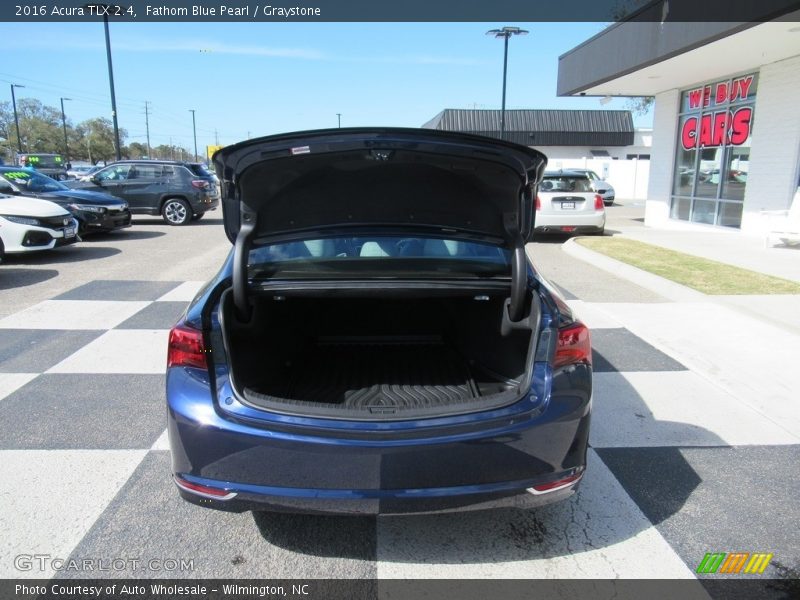 Fathom Blue Pearl / Graystone 2016 Acura TLX 2.4