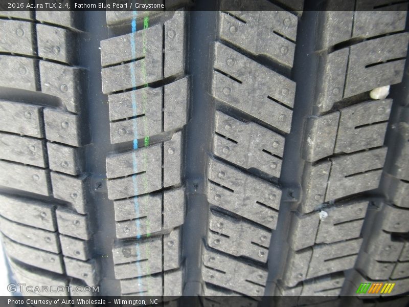 Fathom Blue Pearl / Graystone 2016 Acura TLX 2.4