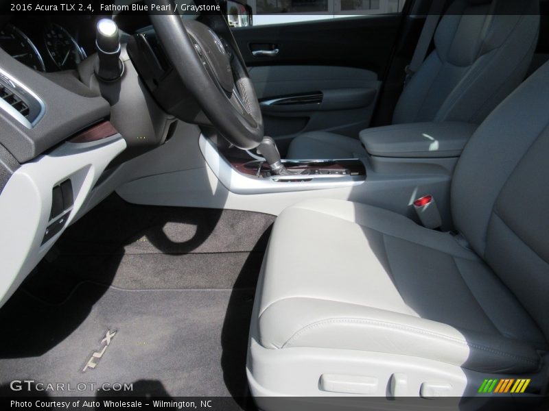 Fathom Blue Pearl / Graystone 2016 Acura TLX 2.4