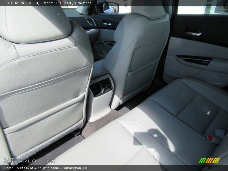 Fathom Blue Pearl / Graystone 2016 Acura TLX 2.4