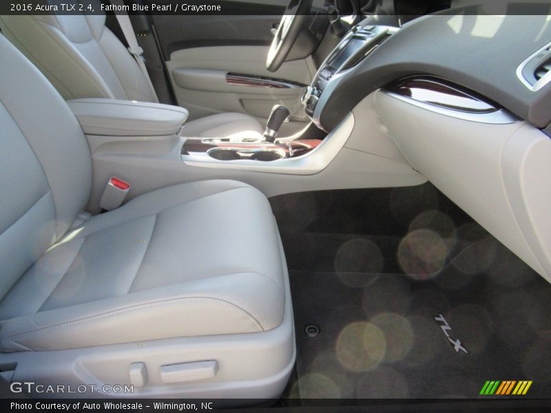 Fathom Blue Pearl / Graystone 2016 Acura TLX 2.4