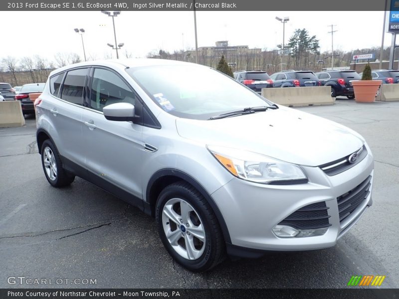 Ingot Silver Metallic / Charcoal Black 2013 Ford Escape SE 1.6L EcoBoost 4WD