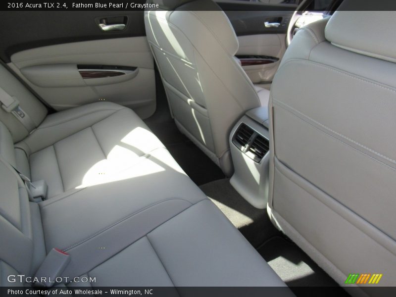 Fathom Blue Pearl / Graystone 2016 Acura TLX 2.4