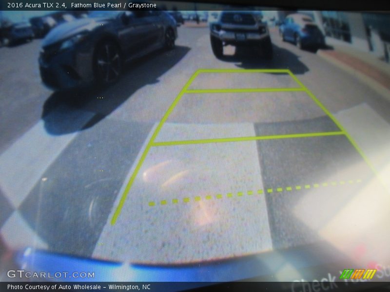 Fathom Blue Pearl / Graystone 2016 Acura TLX 2.4