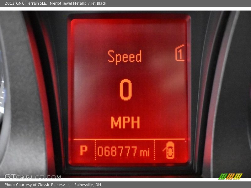 Merlot Jewel Metallic / Jet Black 2012 GMC Terrain SLE