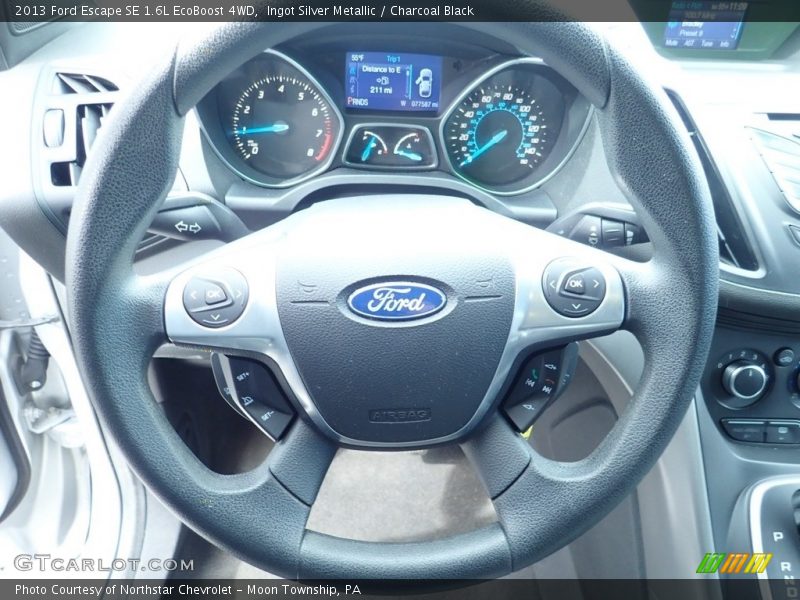 Ingot Silver Metallic / Charcoal Black 2013 Ford Escape SE 1.6L EcoBoost 4WD