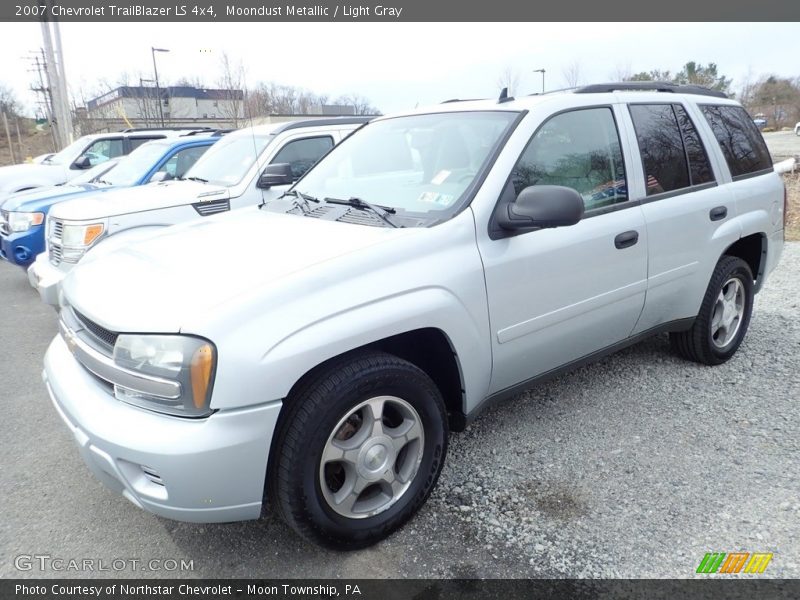 Moondust Metallic / Light Gray 2007 Chevrolet TrailBlazer LS 4x4