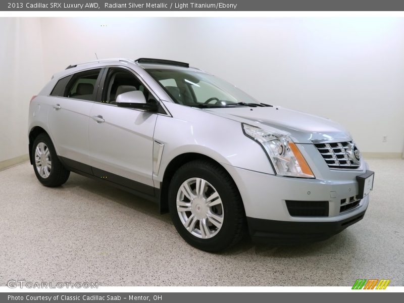 Radiant Silver Metallic / Light Titanium/Ebony 2013 Cadillac SRX Luxury AWD