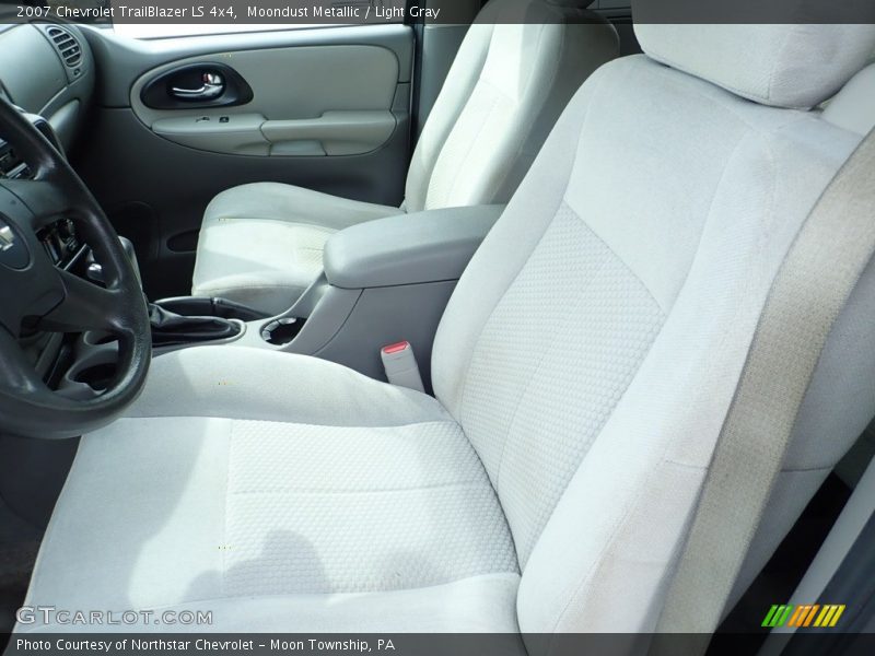 Moondust Metallic / Light Gray 2007 Chevrolet TrailBlazer LS 4x4
