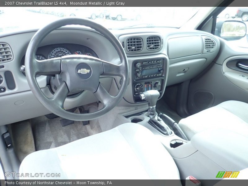Moondust Metallic / Light Gray 2007 Chevrolet TrailBlazer LS 4x4