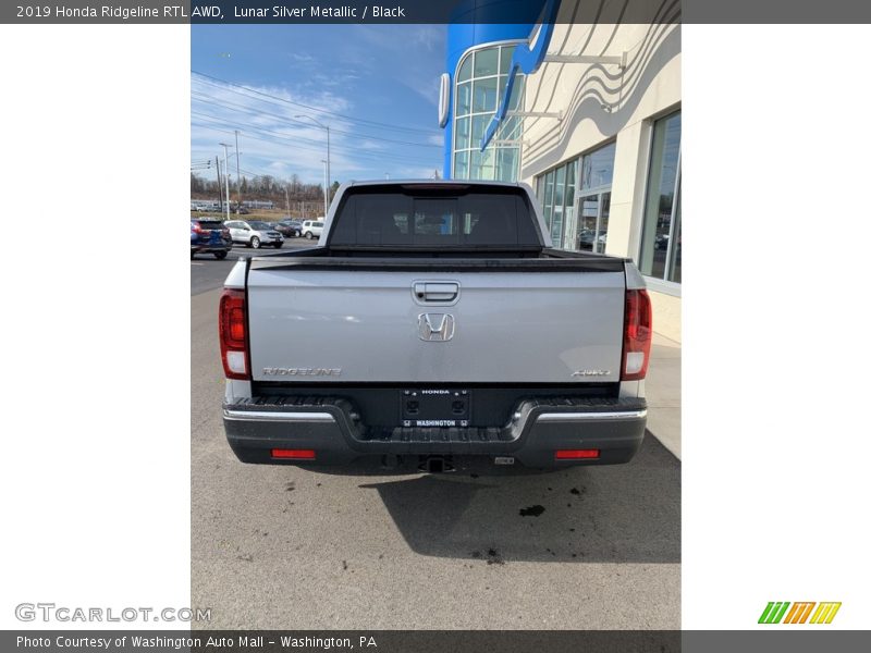 Lunar Silver Metallic / Black 2019 Honda Ridgeline RTL AWD