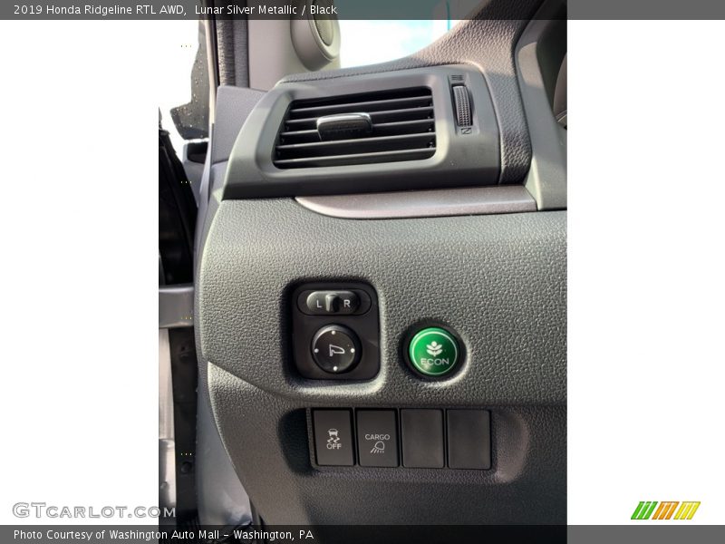 Lunar Silver Metallic / Black 2019 Honda Ridgeline RTL AWD