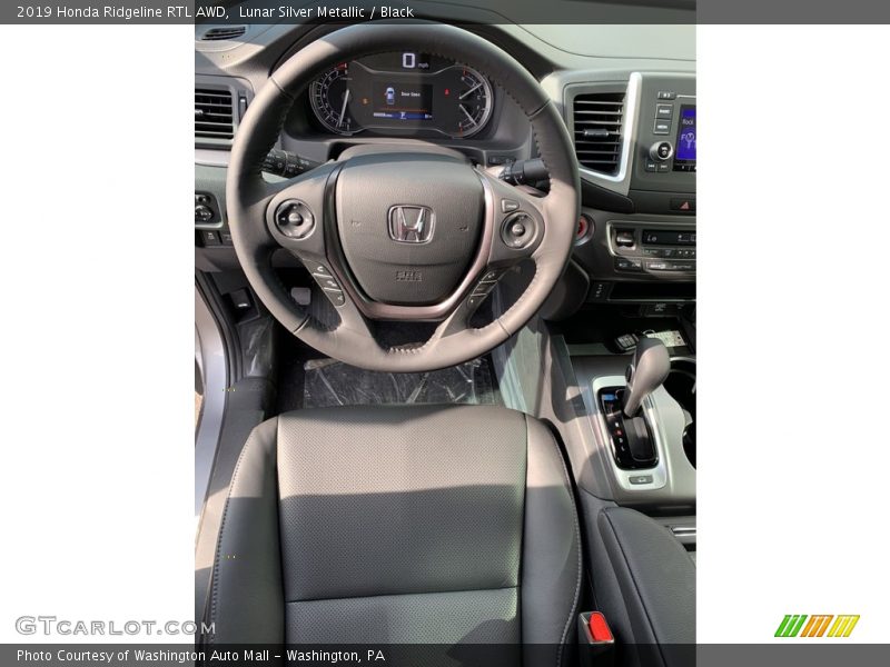 Lunar Silver Metallic / Black 2019 Honda Ridgeline RTL AWD