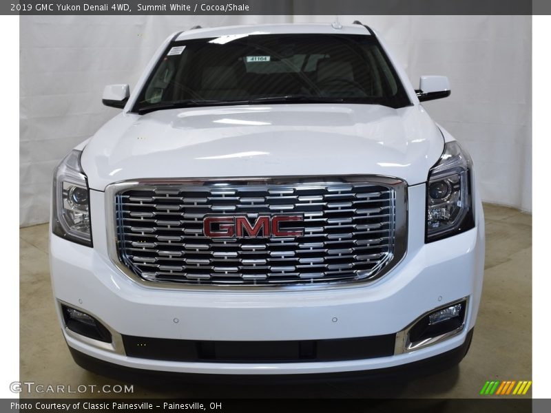 Summit White / Cocoa/Shale 2019 GMC Yukon Denali 4WD