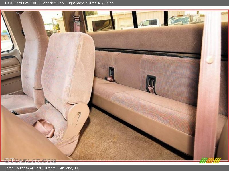 Light Saddle Metallic / Beige 1996 Ford F250 XLT Extended Cab