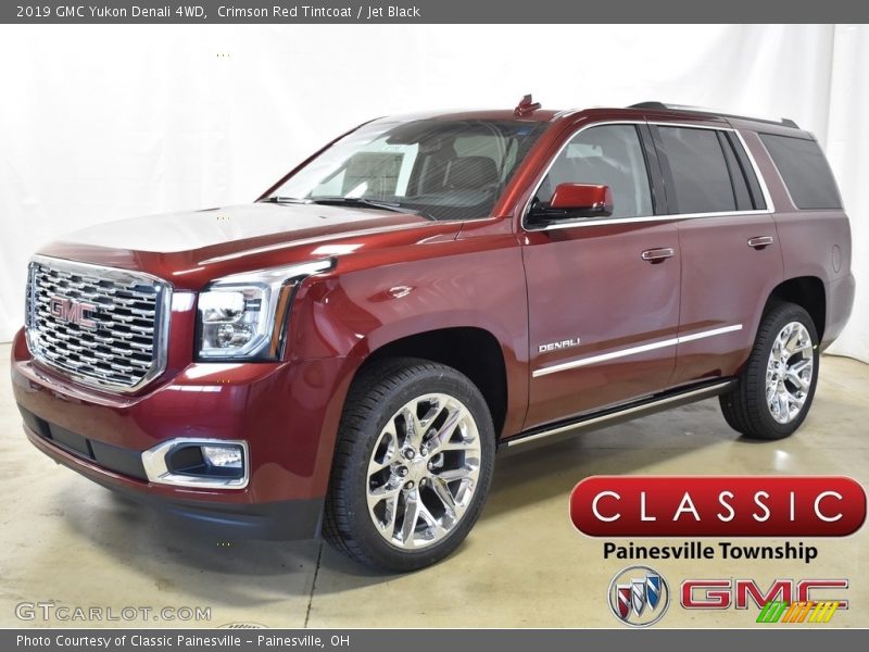 Crimson Red Tintcoat / Jet Black 2019 GMC Yukon Denali 4WD