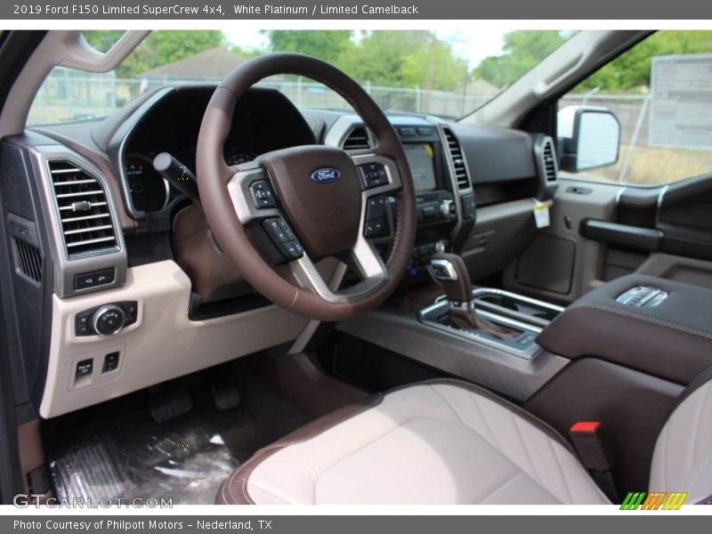 Front Seat of 2019 F150 Limited SuperCrew 4x4